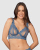 Sujetador tipo bralette en encaje y transparencias#color_915-azul-medio