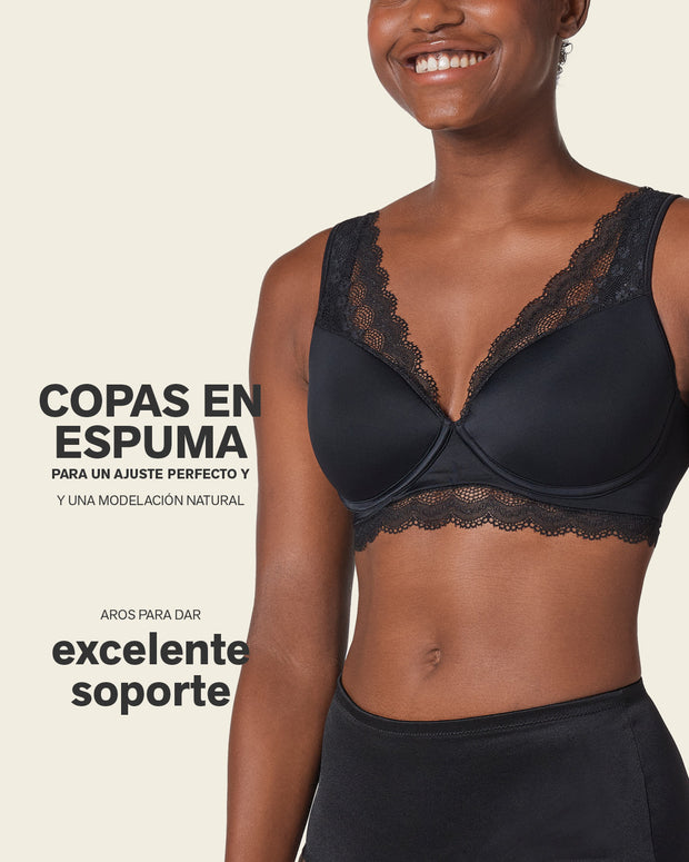 Sujetador de gran cubrimiento: deep coverage bra#color_700-negro