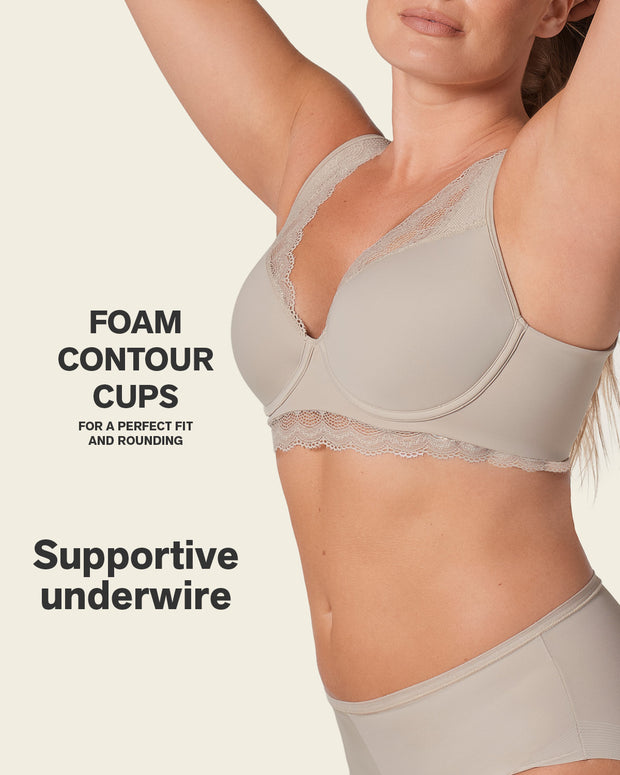 Sujetador de gran cubrimiento: deep coverage bra#color_802-habano-claro