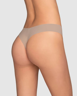 Braga tanga invisible ultraplana sin elásticos y de pocas costuras#color_891-nude