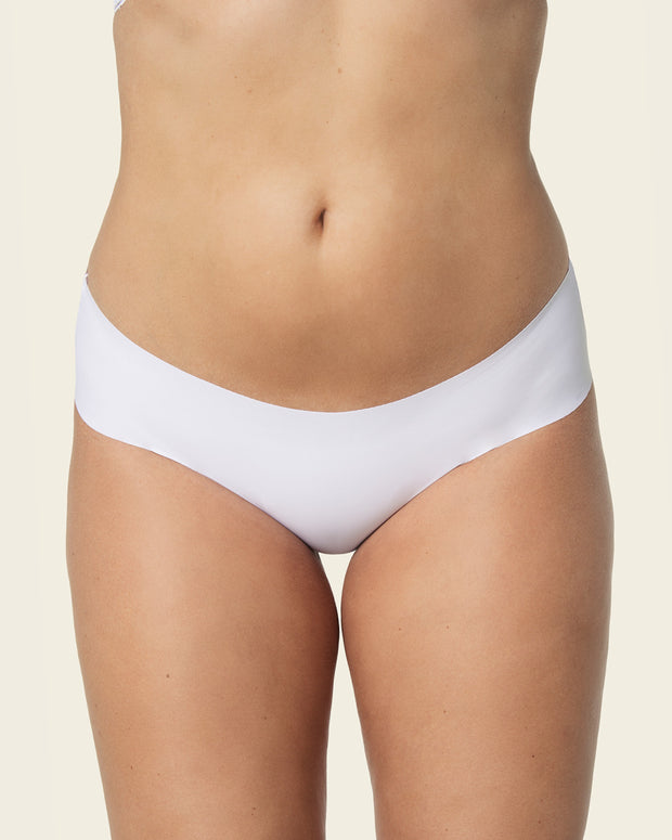 Braga culotte invisible ultraplano sin elásticos y de pocas costuras#color_000-blanco