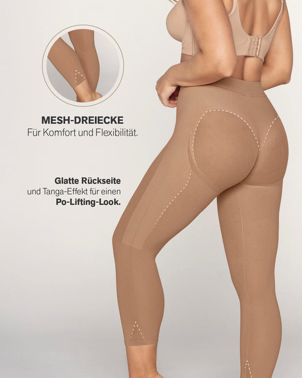 Faja pantalón capri invisible con push up en glúteos#all_variants