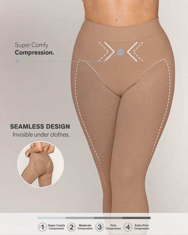 Faja pantalón capri invisible con push up en glúteos#all_variants