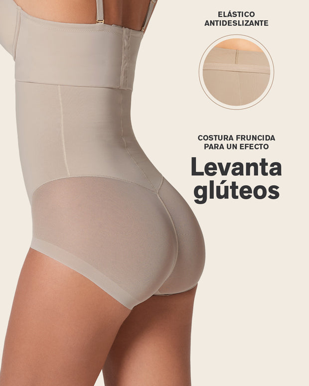 Braga faja invisible de tiro alto y control de abdomen#color_802-habano-claro
