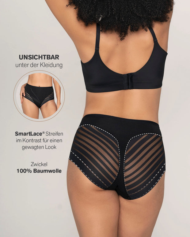 Braga faja clásica con control moderado de abdomen y bandas en tul#all_variants