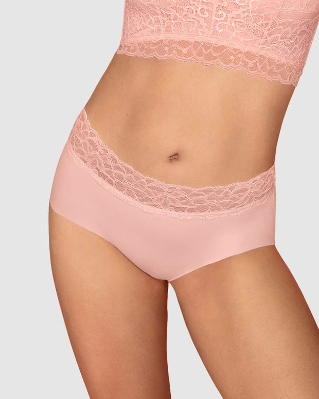 Braga culotte en tela ultraliviana con franja de encaje#color_118-rosado