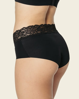 Braga culotte en tela ultraliviana con franja de encaje#color_700-negro