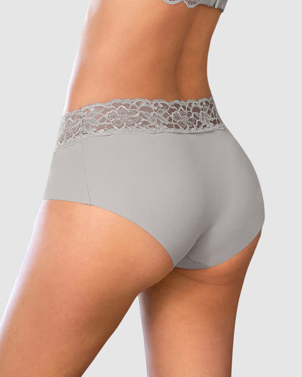 Braga culotte en tela ultraliviana con franja de encaje#color_710-gris