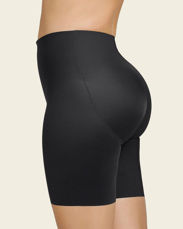 Braga short invisible de control de abdomen efecto levanta glúteos#color_700-negro