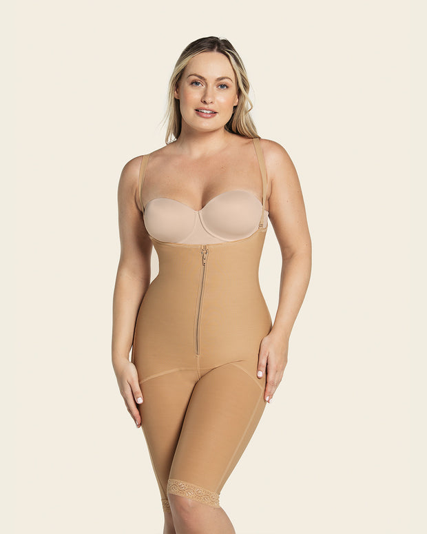 Faja body pecho libre de control fuerte luce hasta 2 cm menos#color_880-beige