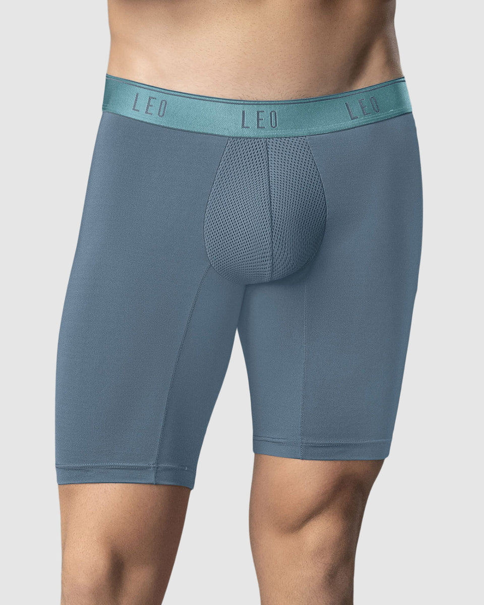 Bóxer deportivo con bolsillo lateral en microfibra