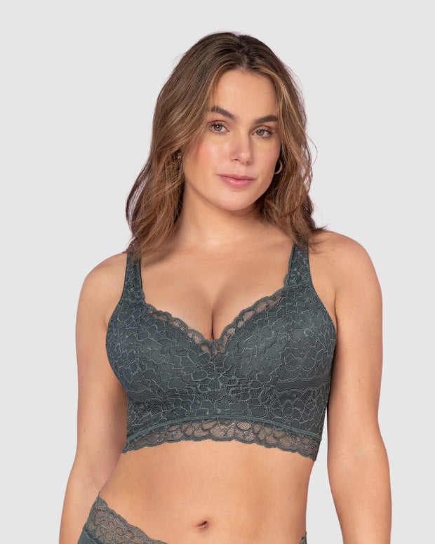 Sujetador tipo bustier sexy support con cubrimiento de espalda#color_784-gris-oscuro