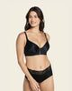 Sujetador memory bustier triangular de push-up alto y buen cubrimiento#color_700-negro