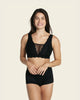 Bralette multiusos sexy siempre en encaje ideal para prótesis de mastectomía#color_700-negro