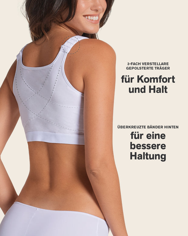 Sujetador tipo top multiusos en algodón all in one bra#color_000-blanco