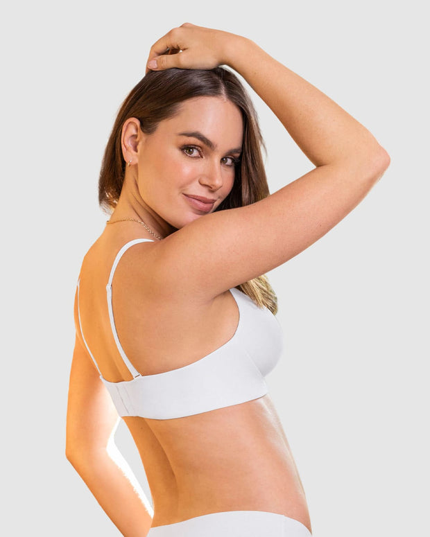 Sujetador sin aro total comodidad Elemental Bra#color_000-blanco