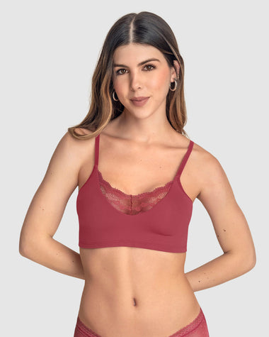 Bralette con detalles de encaje en escote y espalda#color_484-rojo-medio