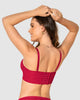 Sin tirantes bustier 360° de perfección en encaje#color_136-rojo