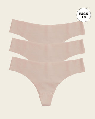 Braga tanga invisible ultraplana sin elásticos y de pocas costuras#color_802-habano-claro