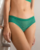 Paquete de 2 braguitas tipo culotte en encaje y blonda#color_s40-verde-rosado