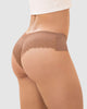 Paquete x 2 panties cacheteros descaderados con encaje#color_s43-habano-estampado-cebra