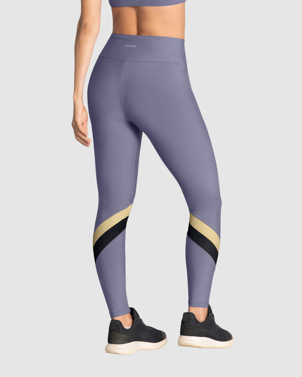 Legging de tiro alto control en abdomen y muslos en material pet reciclado#color_410-morado