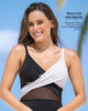 Bañador entero control suave de abdomen elaborado con nylon reciclado#color_701-negro-blanco