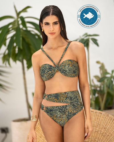 Bikini tecnología BIO-PET con top y braga multiusos#color_060-estampado-animal-print