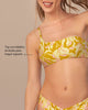 Bikini con top asimétrico ligero y braga con pretina en V#color_100-estampado-floral