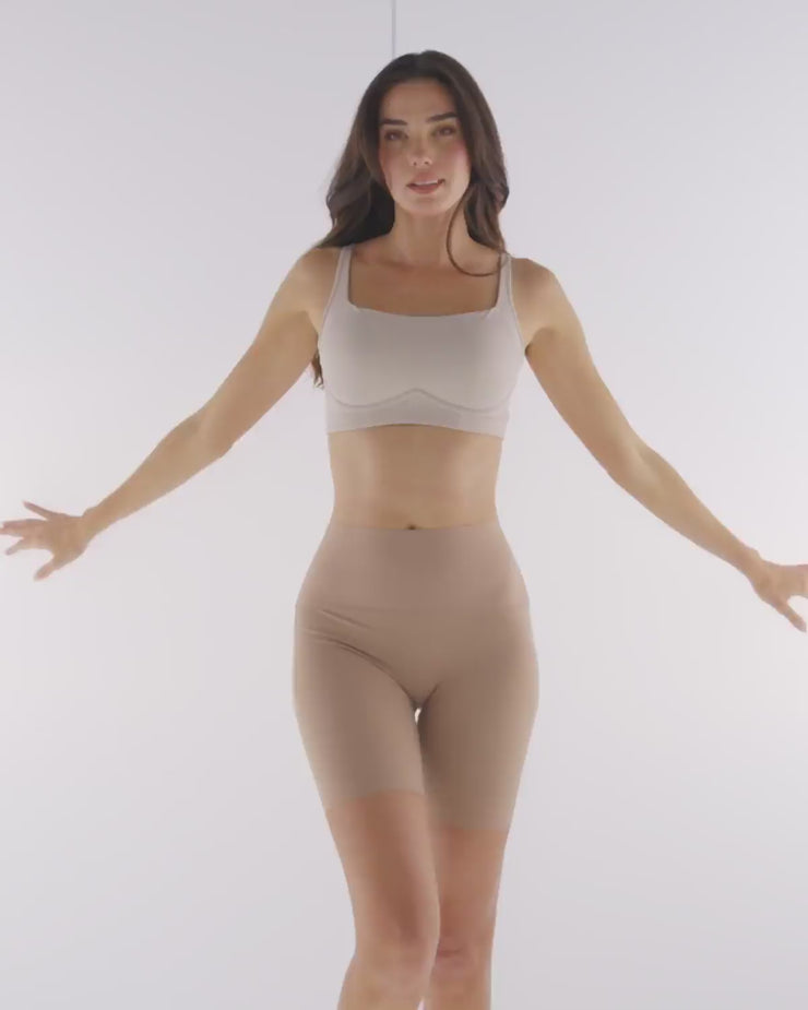 Leonisa Schlankmachende Shorts – Formt Bauch, Beine & Po, Hoher Bund