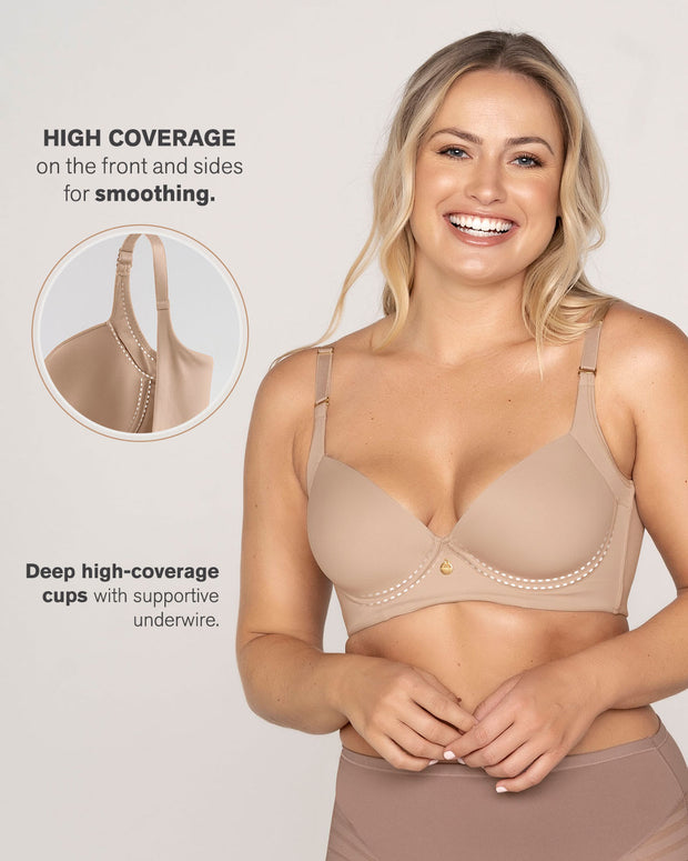 Paquete x 2 sujetadores de push up suave y buen cubrimiento en sisa y espalda Cover Bra#all_variants