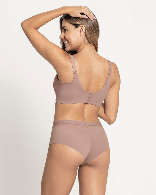 Sujetador sin aro ultracomodo de alto soporte y cubrimiento everyday bra#color_281-palo-de-rosa