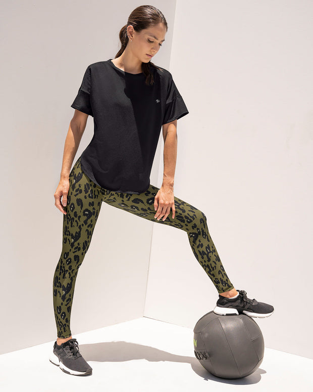 Legging de tiro alto control en abdomen y muslos en material pet reciclado#color_182-estampado-animal