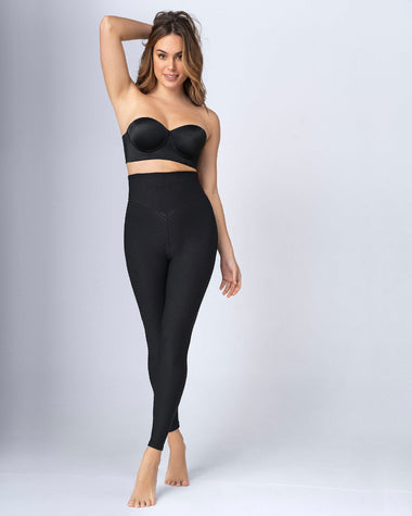 Legging levanta glúteos que moldea los glúteos y afina el abdomen y la cintura#color_700-negro